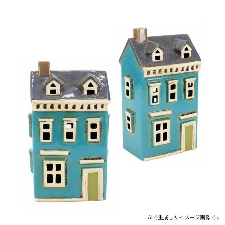キャンドルハウス Candle House 陶器 ディスプレイ ガーデン 庭 雑貨