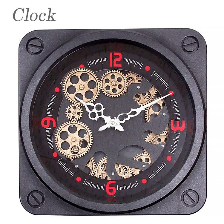 壁掛け時計 おしゃれ 掛け時計 時計 clock 歯車 gearclock クラシック
