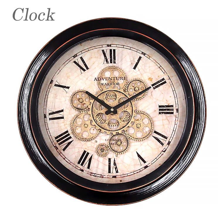 壁掛け時計 おしゃれ 掛け時計 時計 clock 歯車 gearclock クラシック