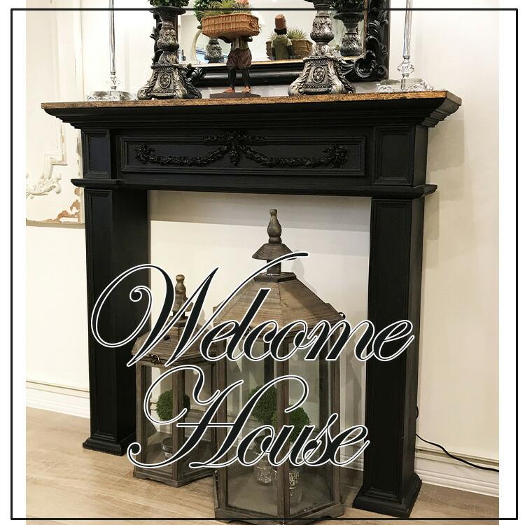 送料無料【新品訳あり】おしゃれ　マントルピース　アンティーク風 マントルピース アンティーク風 黒 ブラック インテリア