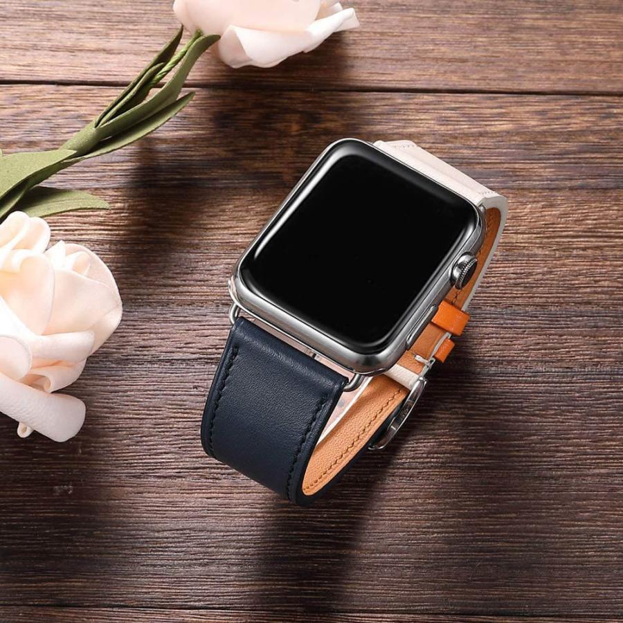 2個 セット アップルウォッチ バンド 38mm 40mm 41mm apple watch