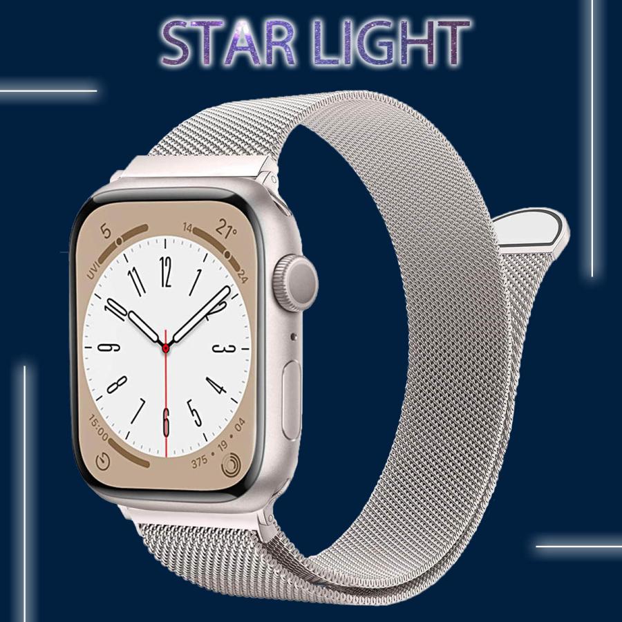 アップルウォッチバンド ステンレス 38mm 40mm 41mm 49mm 45mm 44mm 42mm applewatchband 黒 銀 ピンク series SE 9 8 7 6 5 4 レディース メンズ 送料無料｜eurokohaku｜05