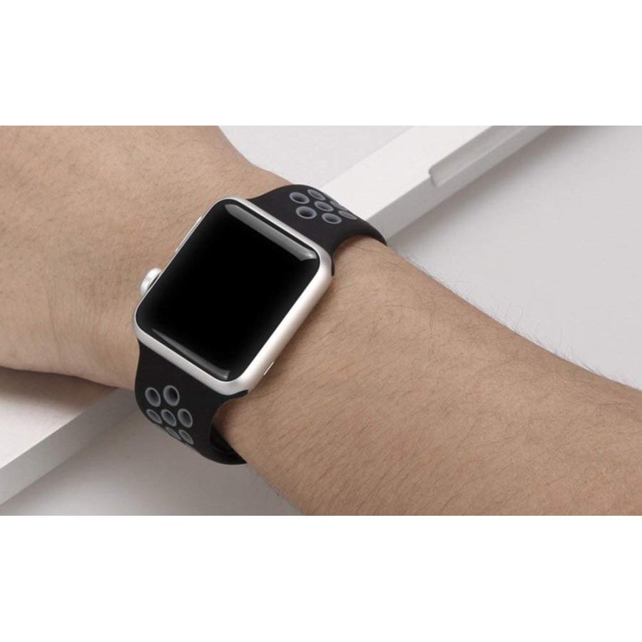2個 セット アップルウォッチ バンド スポーツ 42mm 44mm 45mm 2個 セット アップルウォッチ バンド スポーツ 42mm 44mm 45mm