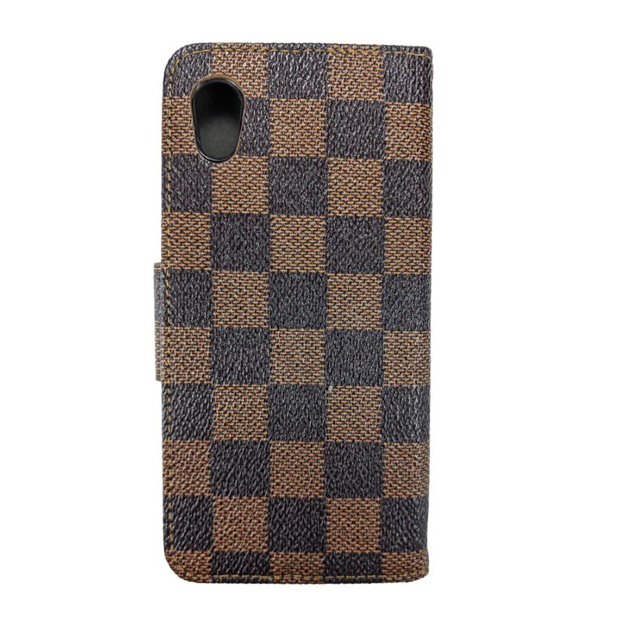 Sense3 lite basic Sense2 androidone S7 S5 SH-M12 SH-RM12 SHV45 SH-02M ケース 手帳型 レザー 革 カバー 通販 格子柄 チェック おしゃれ 送料無料 茶色 |  | 11