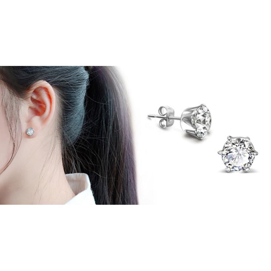 ピアス レディース ピアス メンズ スタッドピアス ジルコニア ピアス 12個セット シンプル 金属アレルギー対応 ステンレス製 両耳 クリアカラー 透明 一粒石 Stainlesszirconiapiercestrans Ace 通販 Yahoo ショッピング