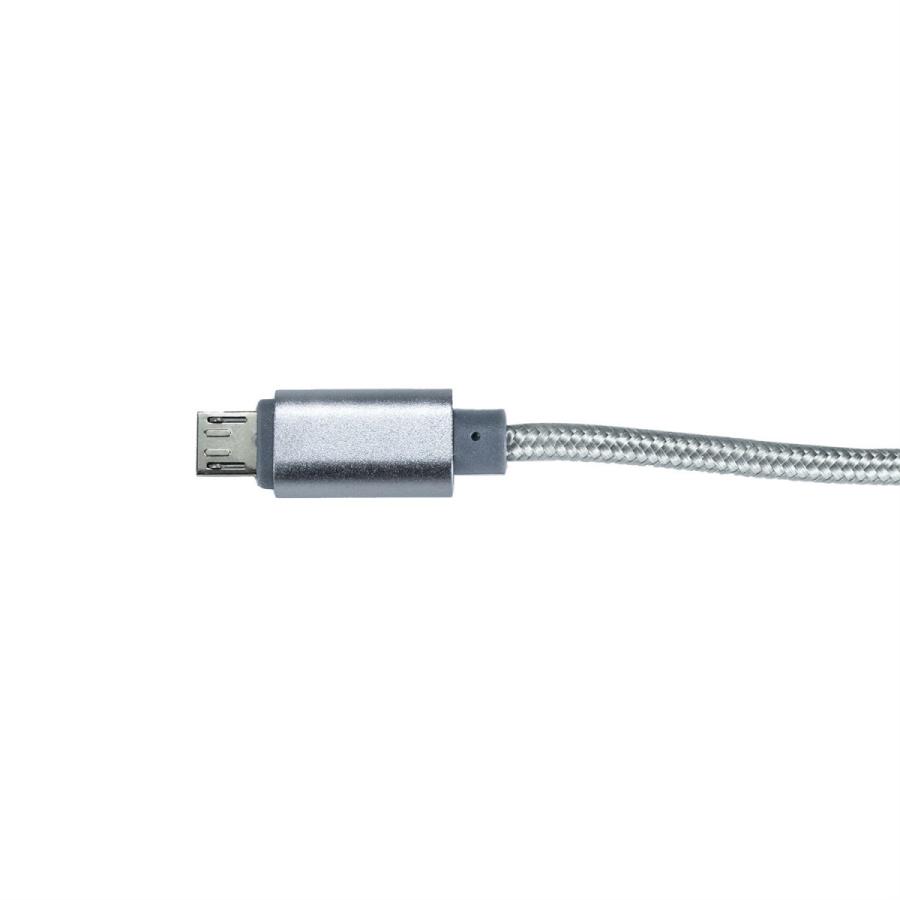 Micro USBケーブル 1m android  2本セット スマホ 高速データ転送対応 急速充電 高耐久編組ナイロン製 充電コード 携帯 充電ケーブル マイクロ USB cable｜eurokohaku｜05