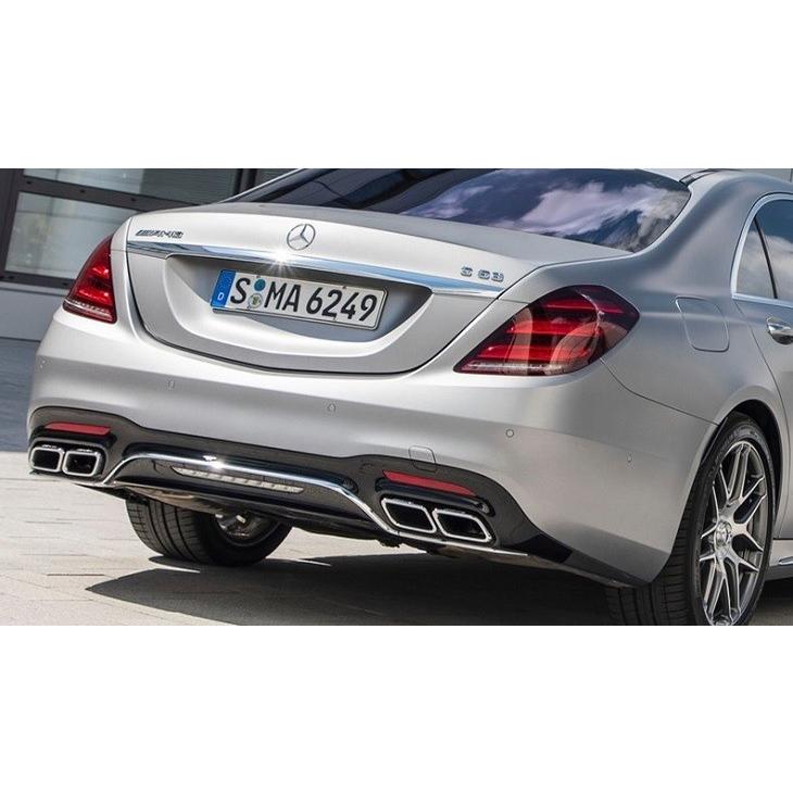 メルセデス ベンツ Sクラス W222 マイナー後 純正 Amg S63仕様 リアスカート リアディフューザー マフラーエンドセット Amg 59 ユーロパーツショップ 通販 Yahoo ショッピング