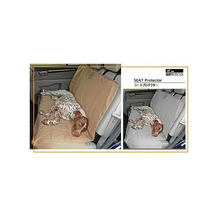 egr イージーアール 正規品 Seat Protector シートプロテクター リア用 グレー・ベージュ 犬 猫 ペット カーシート 車内用｜europarts-shop
