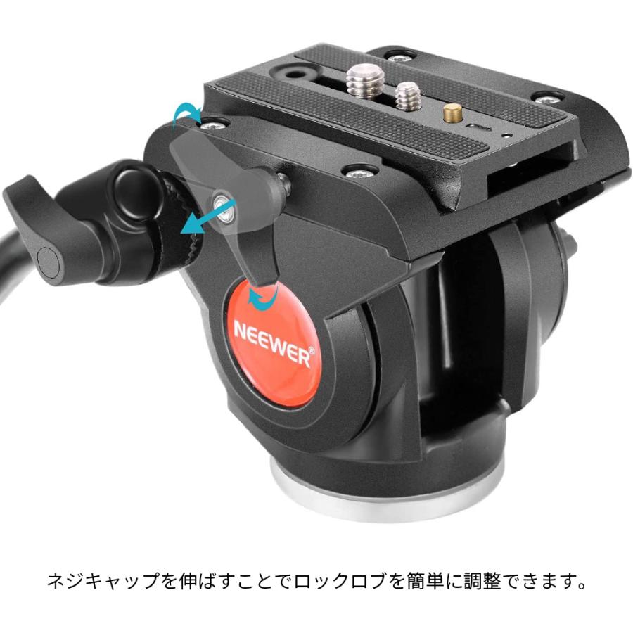 在庫限り廃番] Neewer パン・チルトヘッド 雲台 NEE-ACC-DPH | ヘビー