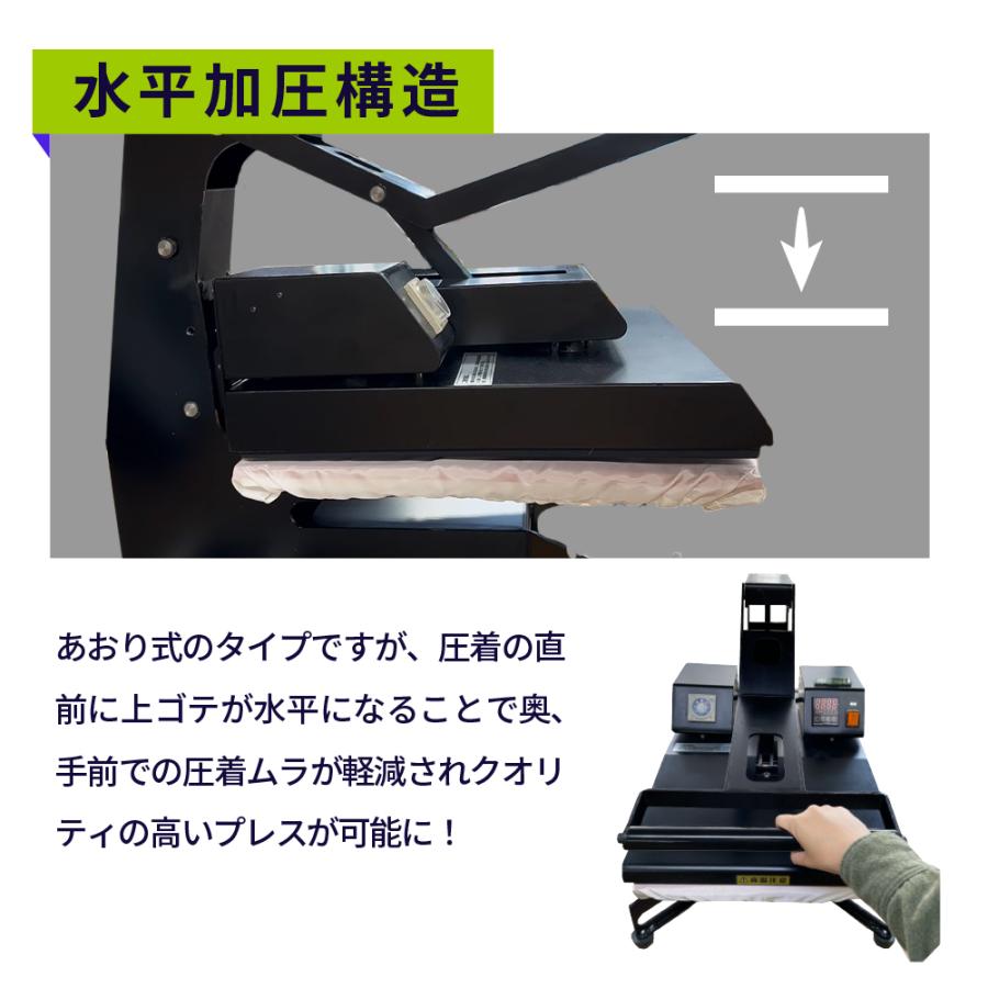 手動アイロンプレス機 ヘラクレスアドバンス 380×420mm PH-3842A |国産