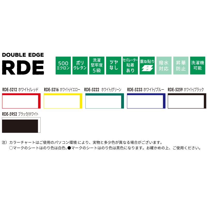 ダブルエッジ RDE 195mm×10mロール カッティング用アイロンシート RDE-S |縁付き デザイン アイロン_1