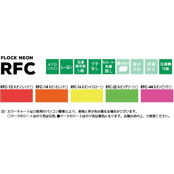 [在庫限り廃番] フロッキーネオン RFC 305mm×5mロール カッティング用アイロンシート RFC-WH ステカSV-12 シルエットカメオ スキャンカット対応｜europort｜02