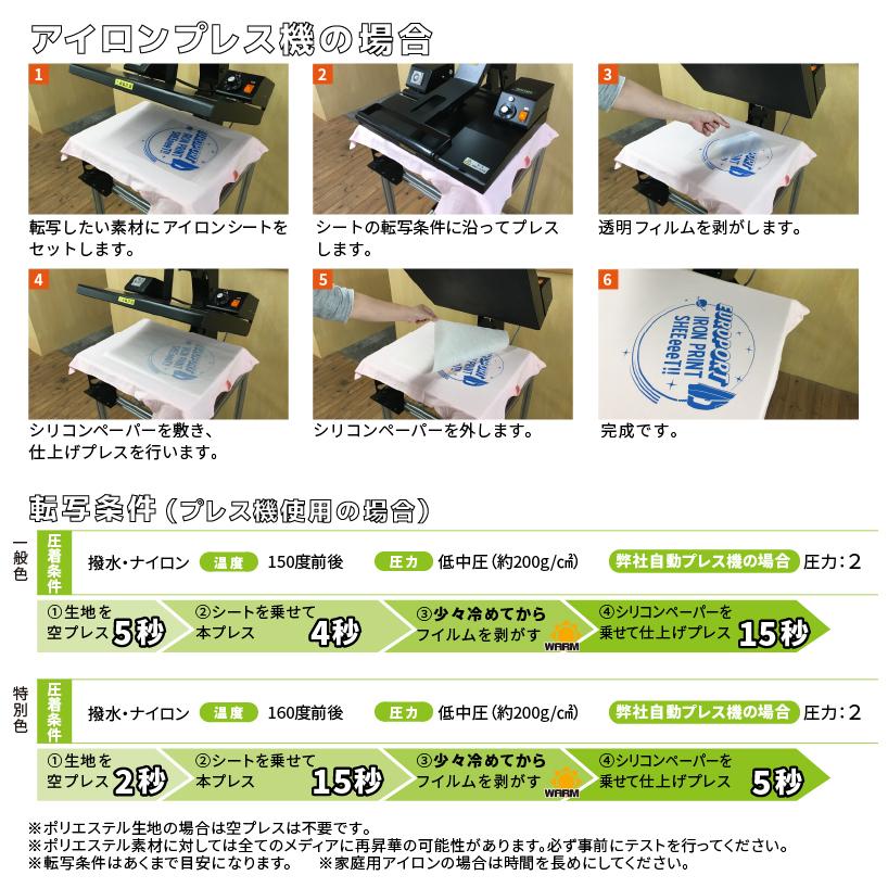 撥水・ナイロン生地用 RWG 500mm×50cm切売 カッティング用アイロンシート RWG-C 500mm幅以上のカッティングマシン対応 | ブルゾン ジャンパー ナイロン 撥水 |  | 06