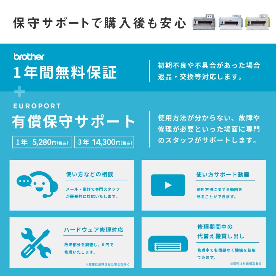 [機械同時購入専用] ScanNCutシリーズ 安心保守サポート3年（有償保守）| SDX1010EP/1000/85 SDX-H3_1