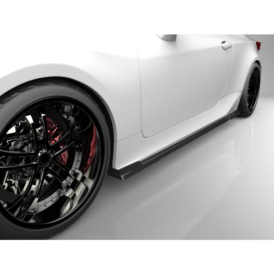 レクサス RC 前期 フロントアンダースポイラー サイドステップ リア