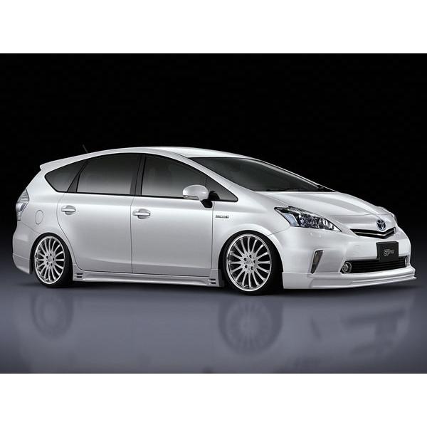 プリウスα ZVW40W ZVW41W 前期 フロントアンダースポイラー エアロ