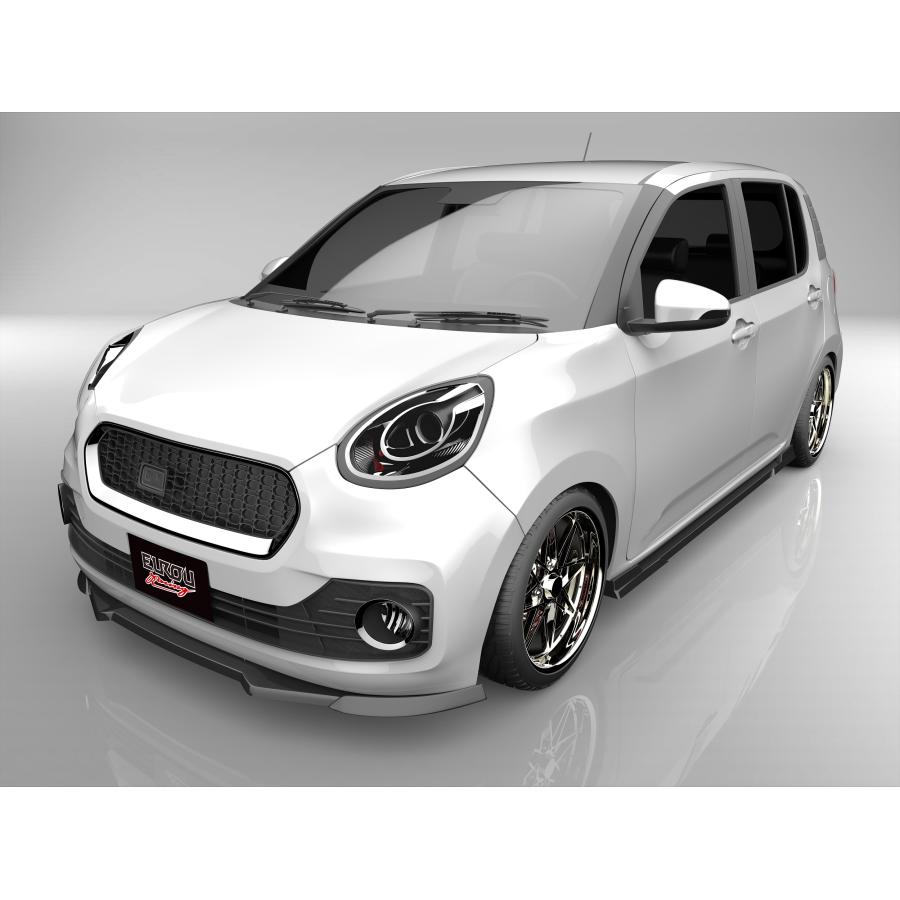 パッソ モーダ 前期 M700A M710A フロントアンダースポイラー サイドステップ 2点キット エアロパーツ | 