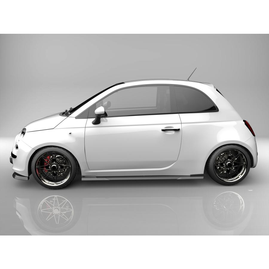 フィアット 500 31212 31214 31209 前期 サイドステップ エアロパーツ