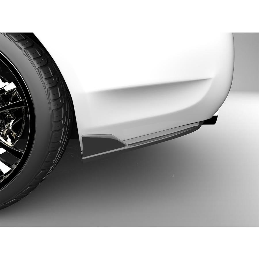 スカイラインセダン V36 後期 フロントアンダースポイラー サイド