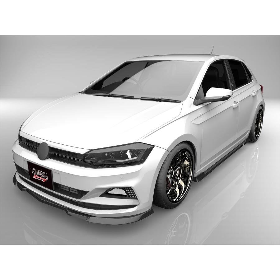 フォルクスワーゲン VW ポロ,gti,tsi,mk5 サイドステップ ブラック
