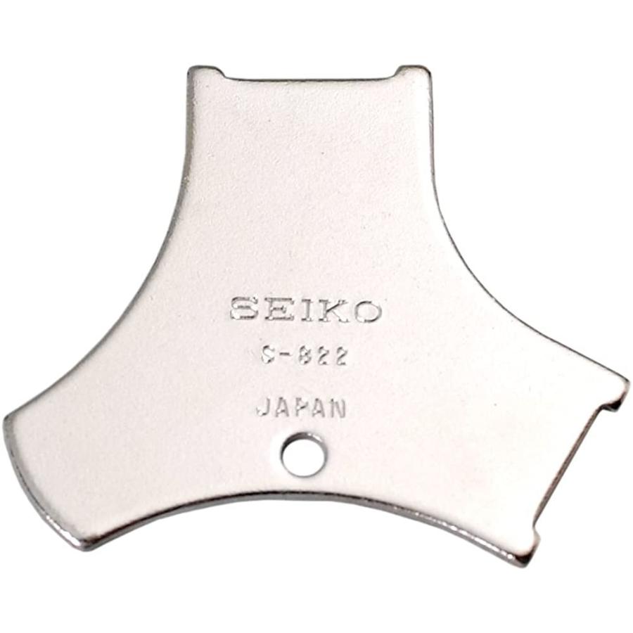 【稼働】SEIKO Chronos 腕時計 メンズ 新品電池 シルバー SEIKO（セイコー） S-822 オープナー コイン溝式 2点つめ式 電池交換