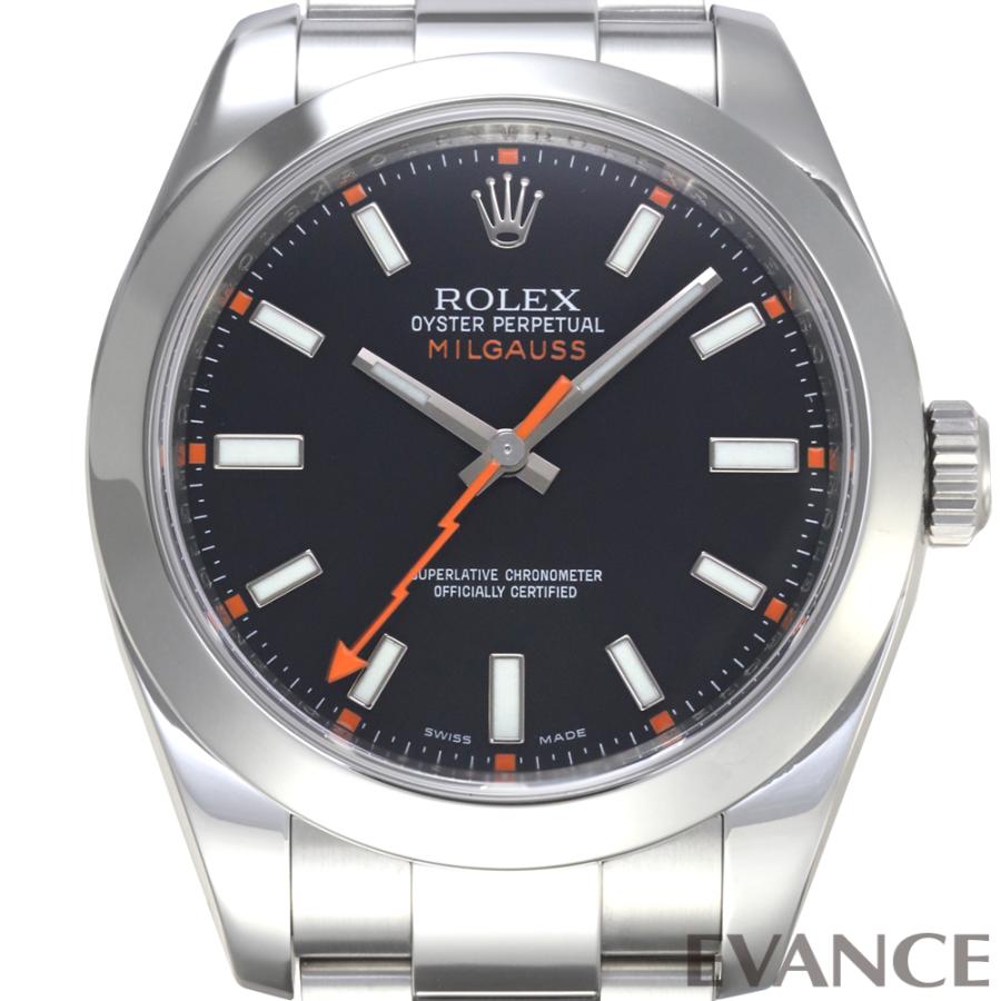 【中古】 ロレックス ミルガウス 116400 ブラック V番 メンズ ROLEX | ミルガウス