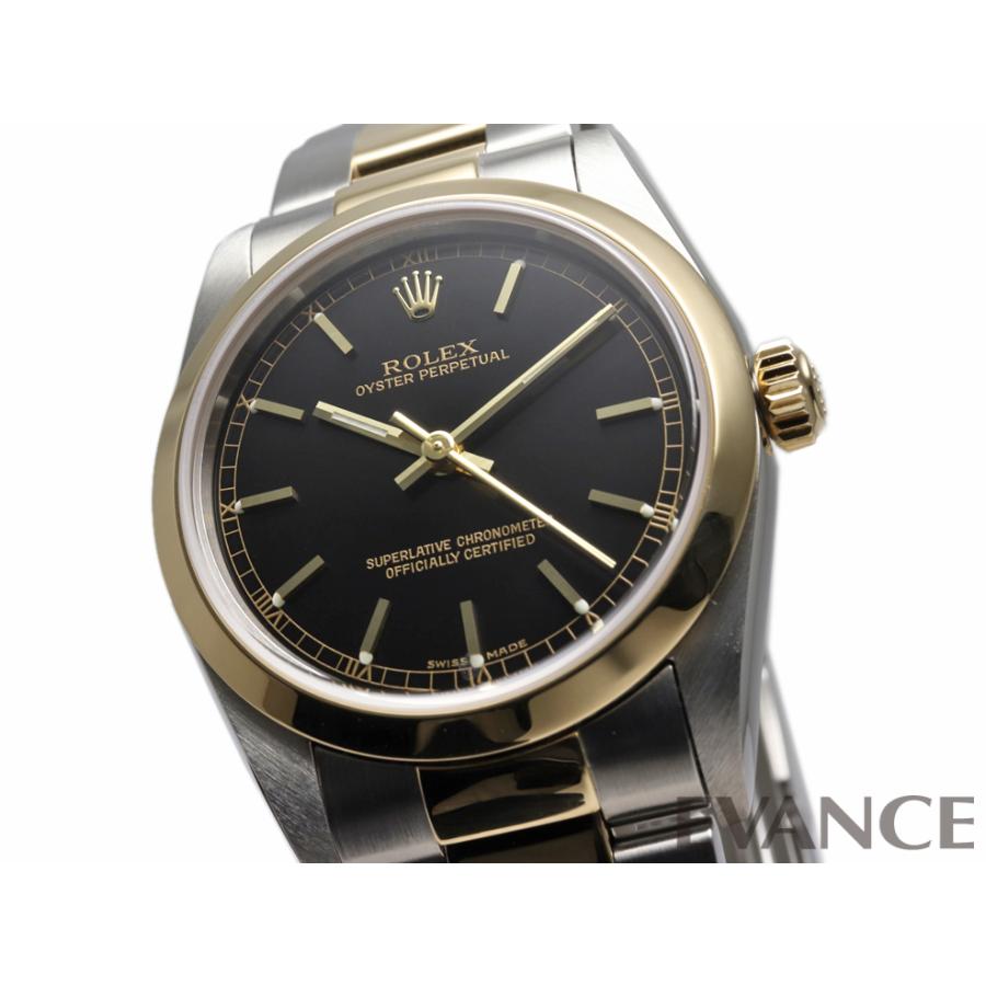【中古】 ロレックス オイスター パーペチュアル 77483 ブラック A番 ボーイズ ROLEX | オイスター パーペチュアル | 04