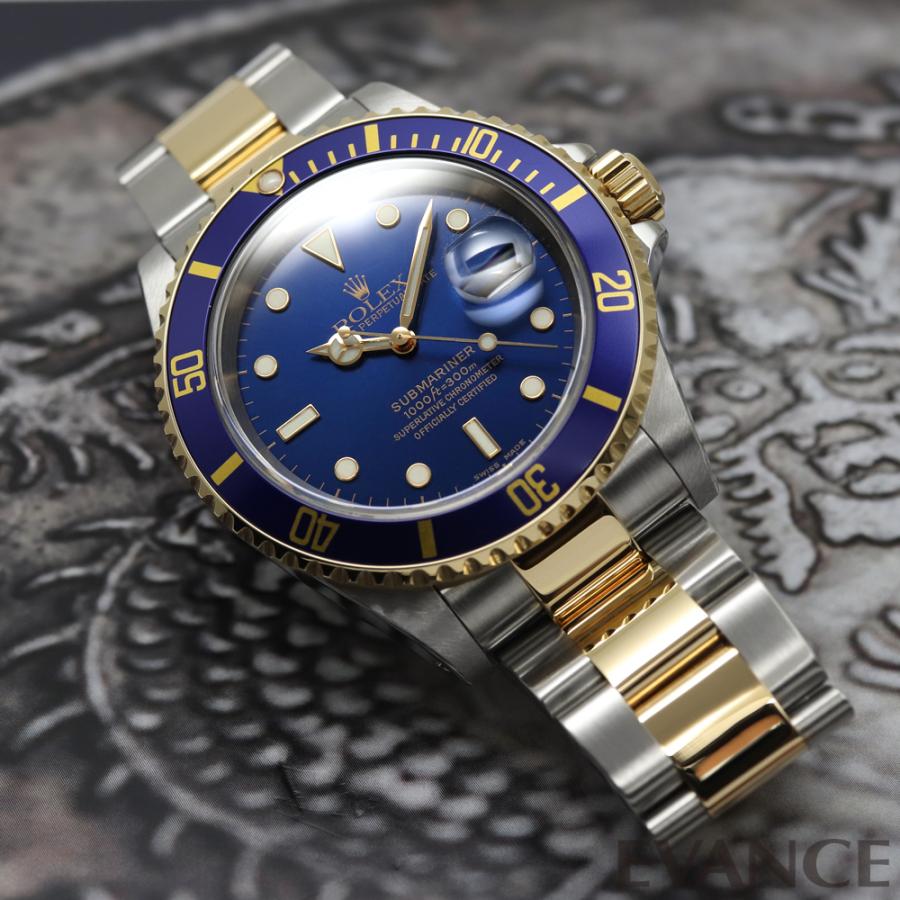 【中古】 ロレックス サブマリーナー デイト 16613 ブルー K番 メンズ ROLEX | サブマリーナー | 02