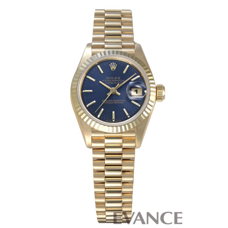 デイトジャスト 【中古】 ロレックス 69178 ブルー S番 レディース