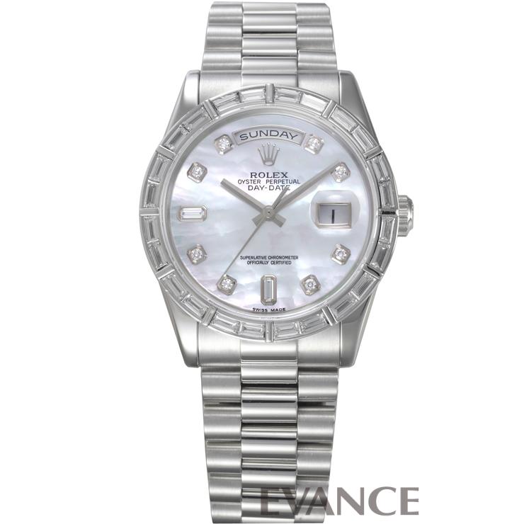 デイデイト 【中古】 ロレックス 118366A ホワイトマザーオブパール K番 メンズ ROLEX : エバンス ヤフー店 - 通販 ...