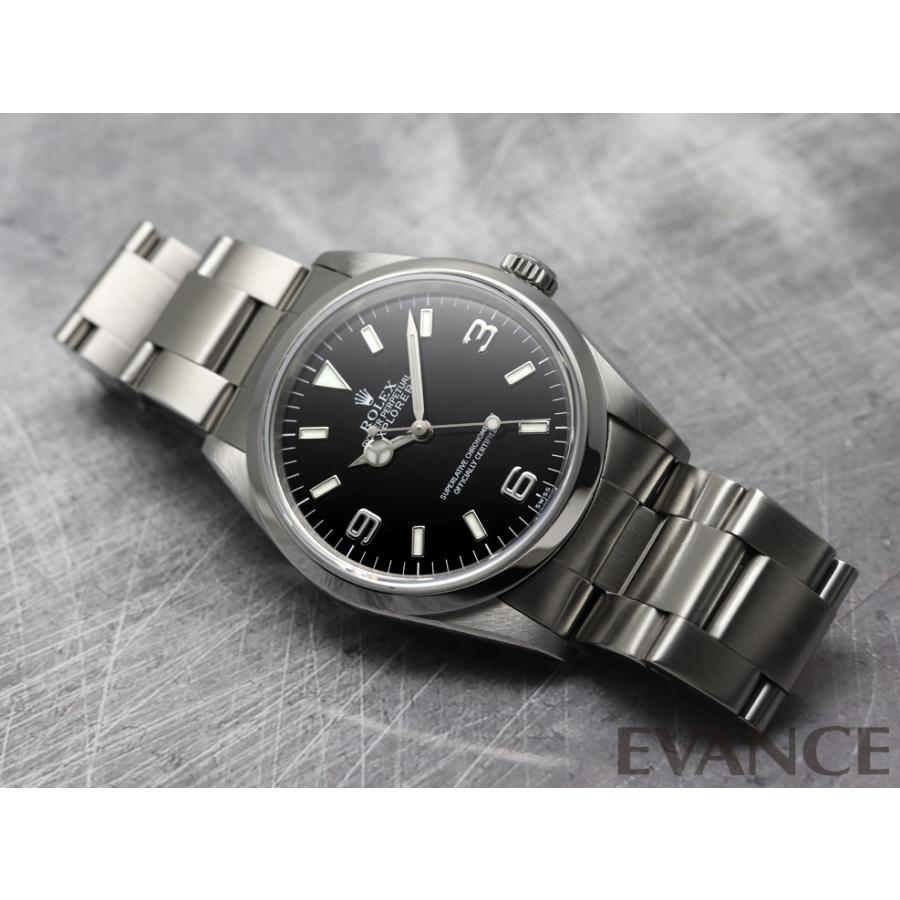 （中古）ロレックス エクスプローラーI 14270 U番 メンズ  ROLEX｜evance-web｜03