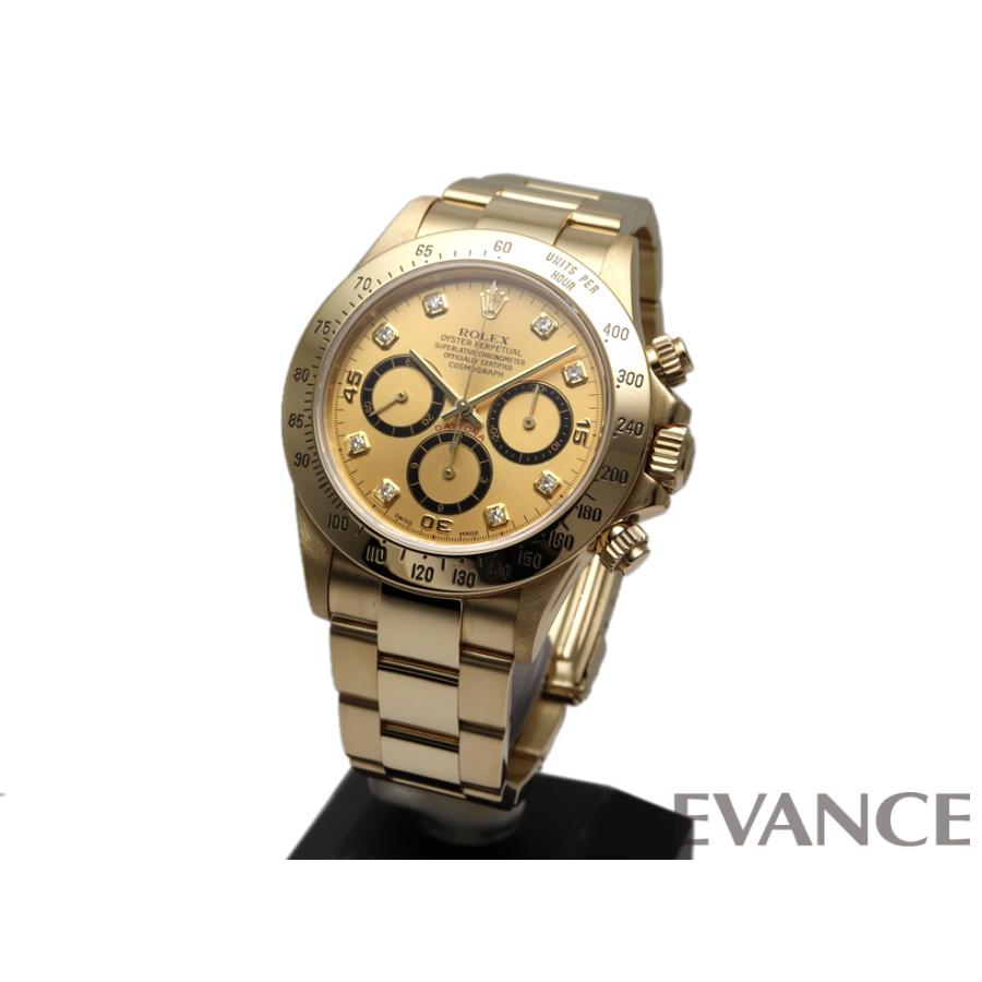 （中古）ロレックス デイトナ 16528G シャンパン W番 逆6 メンズ ROLEX｜evance-web｜04