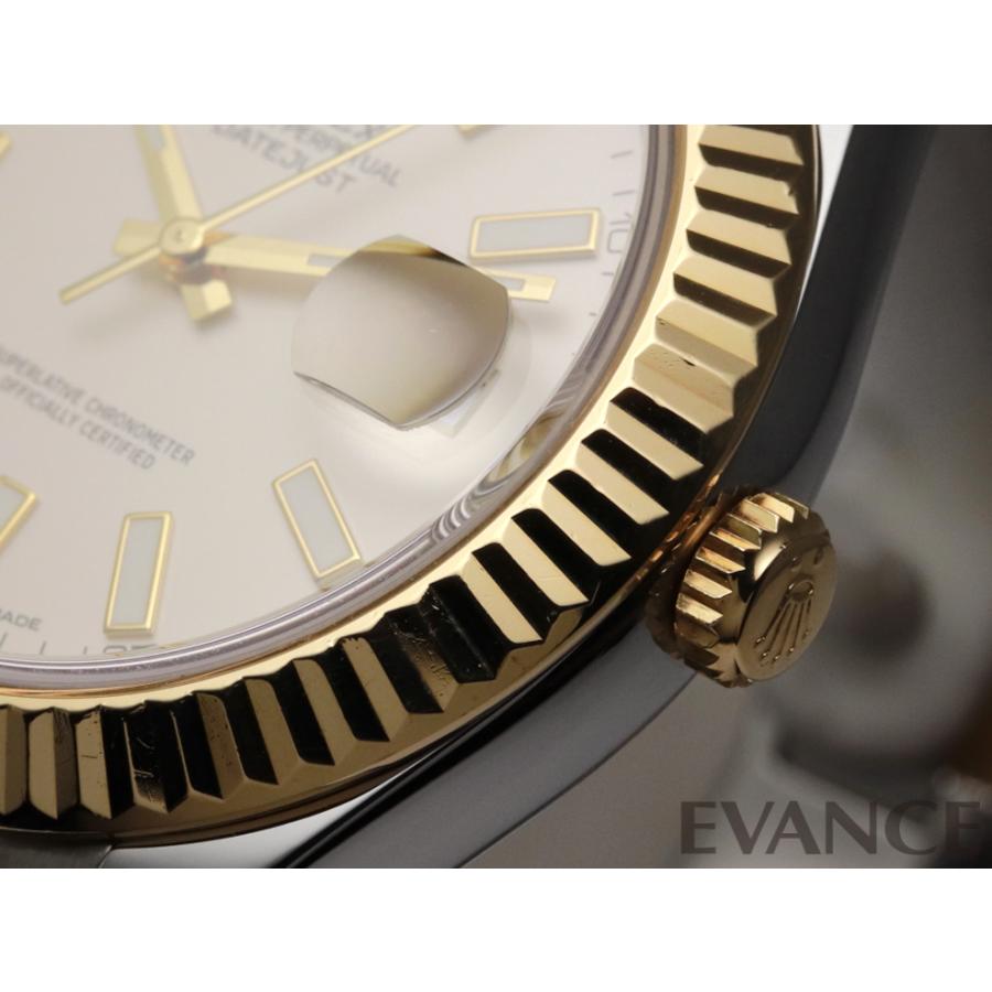 （中古）ロレックス デイトジャストII 116333 アイボリー ランダム番 メンズ ROLEX｜evance-web｜07