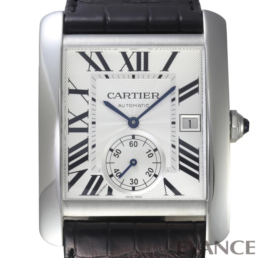 【中古】 カルティエ タンク MC W5330003 シルバー メンズ CARTIER | TANK（Cartier）