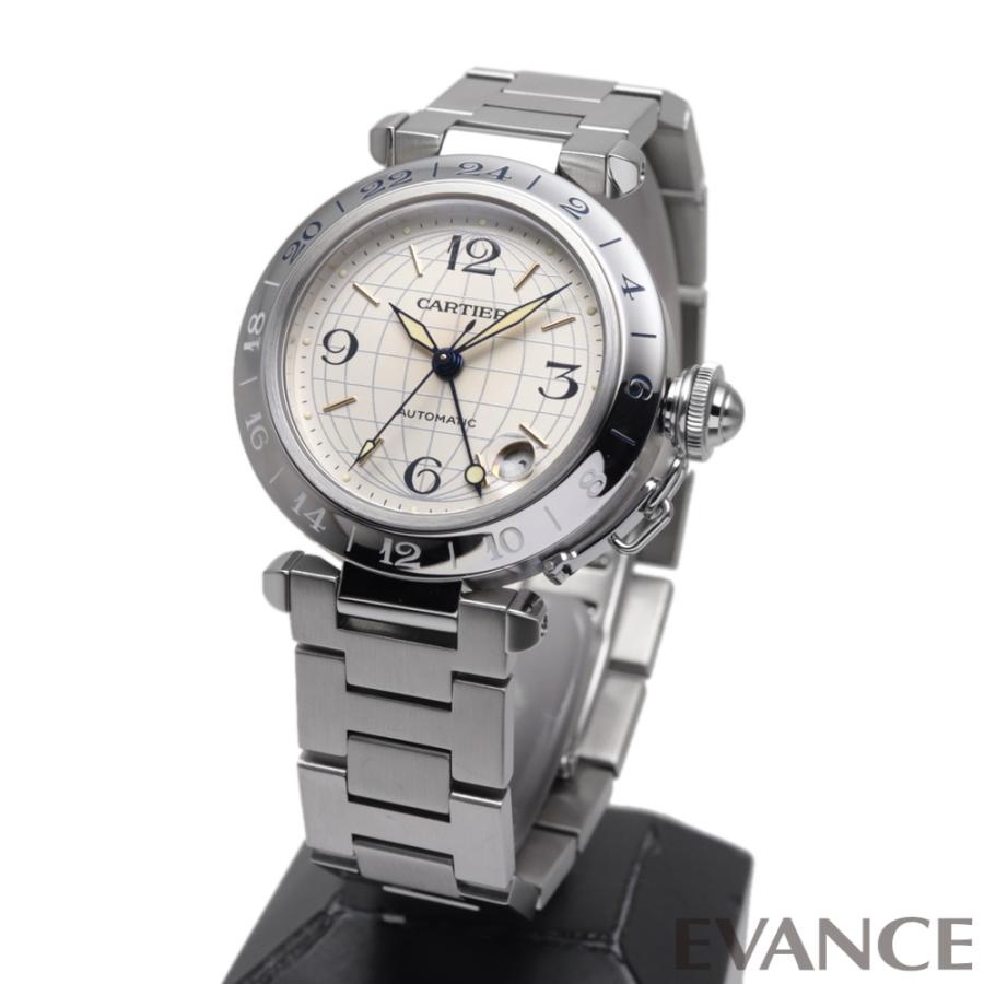 Cartier 【中古】 カルティエ パシャC メリディアン W31029M7 シルバー  
