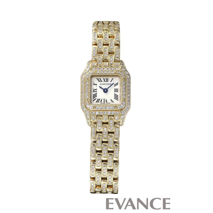 【中古】カルティエ ミニ パンテール WF3141FF シルバー レディース CARTIER | Cartier | 01