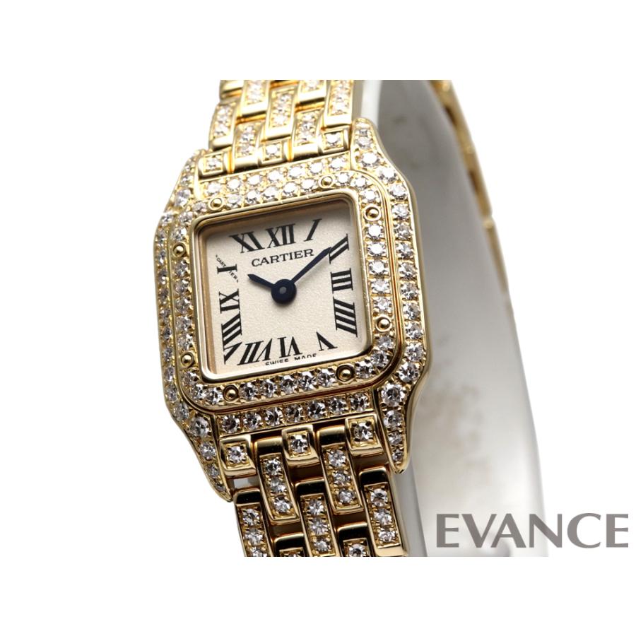 【中古】カルティエ ミニ パンテール WF3141FF シルバー レディース CARTIER | Cartier | 04