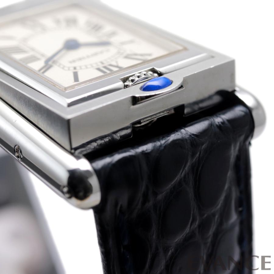 【中古】 カルティエ タンク バスキュラント MM W1011258 シルバー ボーイズ CARTIER | TANK（Cartier） | 10