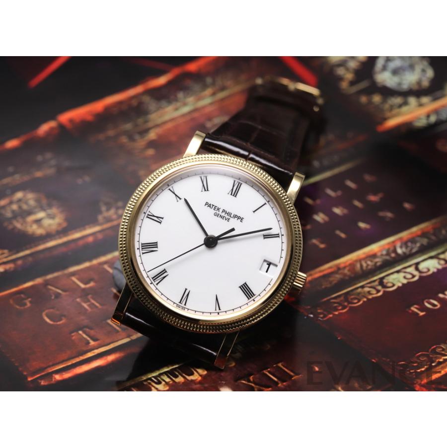 カラトラバ 【中古】パテック・フィリップ 3802/200J ホワイト メンズ 