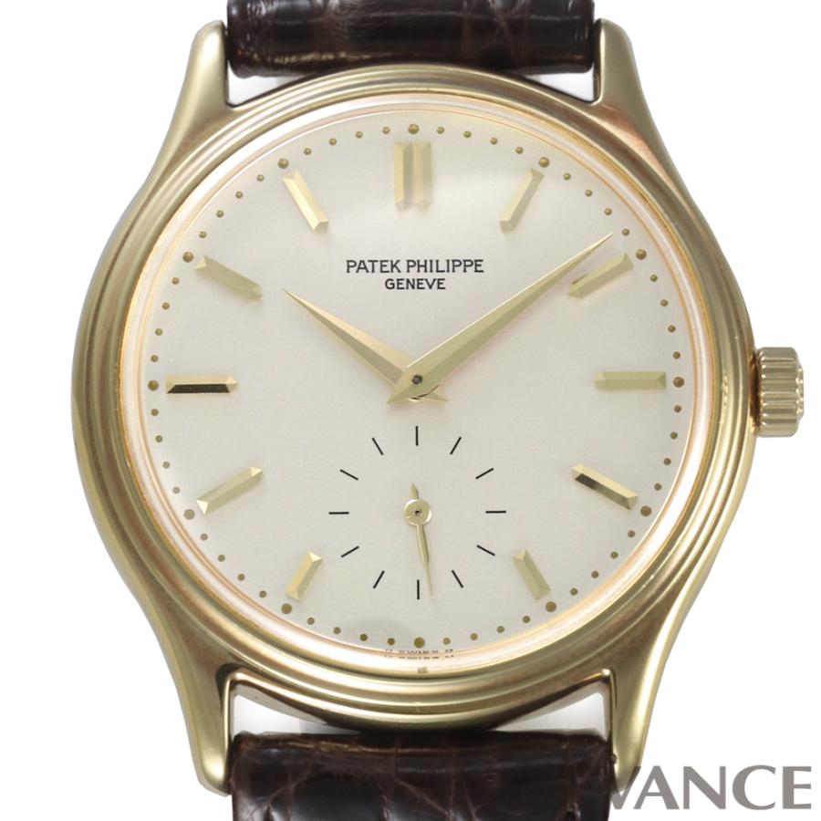 カラトラバ 【中古】 パテック・フィリップ 3923J-001 シルバー メンズ PATEK PHILIPPE : エバンス ヤフー店 ...