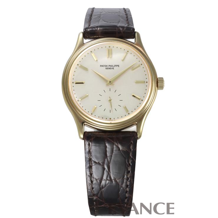 カラトラバ 【中古】 パテック・フィリップ 3923J-001 シルバー メンズ PATEK PHILIPPE : エバンス ヤフー店 ...