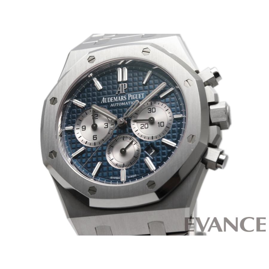 【中古】 オーデマ・ピゲ ロイヤルオーク クロノグラフ 26331ST.OO.1220ST.01 ブルー／ロジウムカラー メンズ AUDEMARS PIGUET | ロイヤルオーク | 03