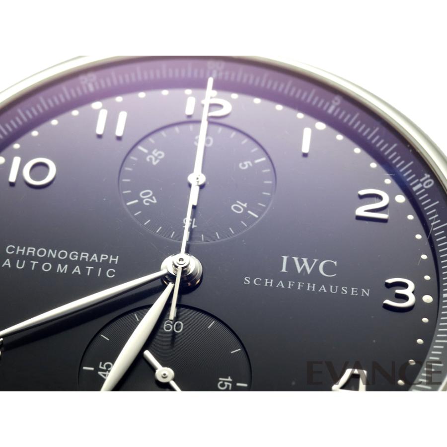 （中古）IWC ポルトギーゼ クロノグラフ IW371447 ブラック メンズ｜evance-web｜07