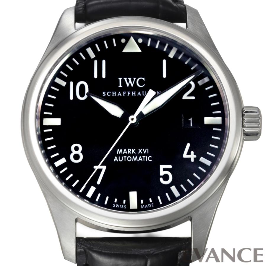 【中古】 IWC パイロットウォッチ マークXVI IW325501 ブラック メンズ | パイロット・ウォッチ
