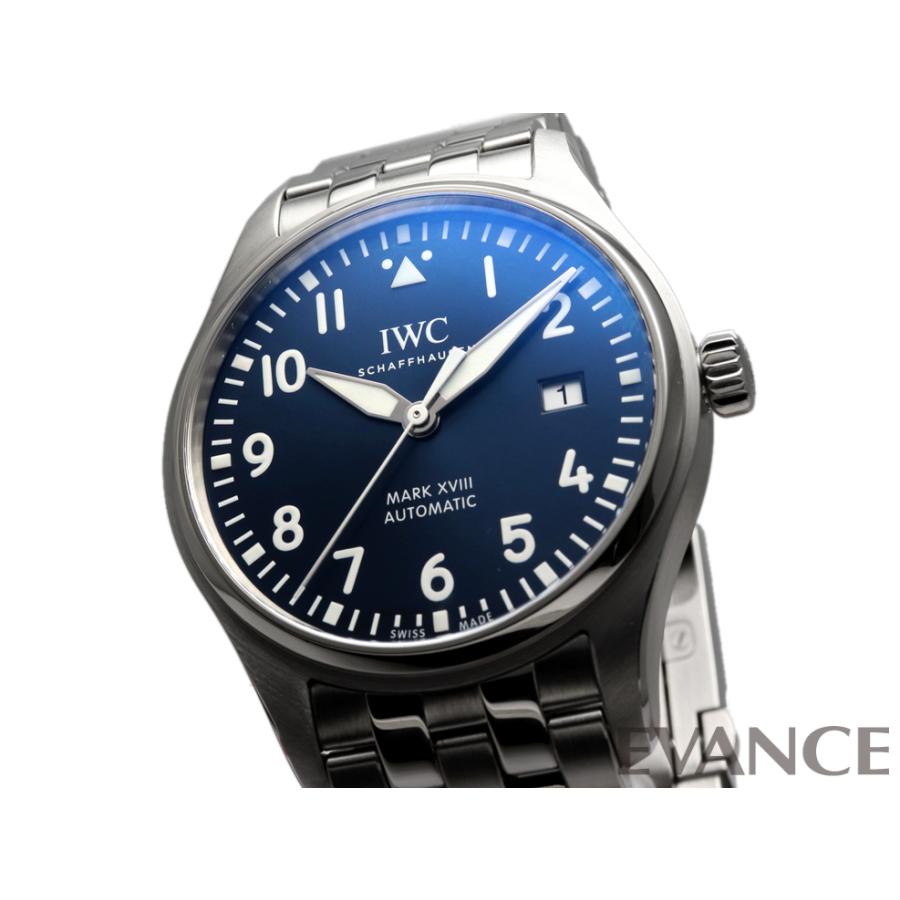 （中古）IWC パイロットウォッチ マークXVIII “プティ・プランス” IW327016 ブルー メンズ｜evance-web｜05