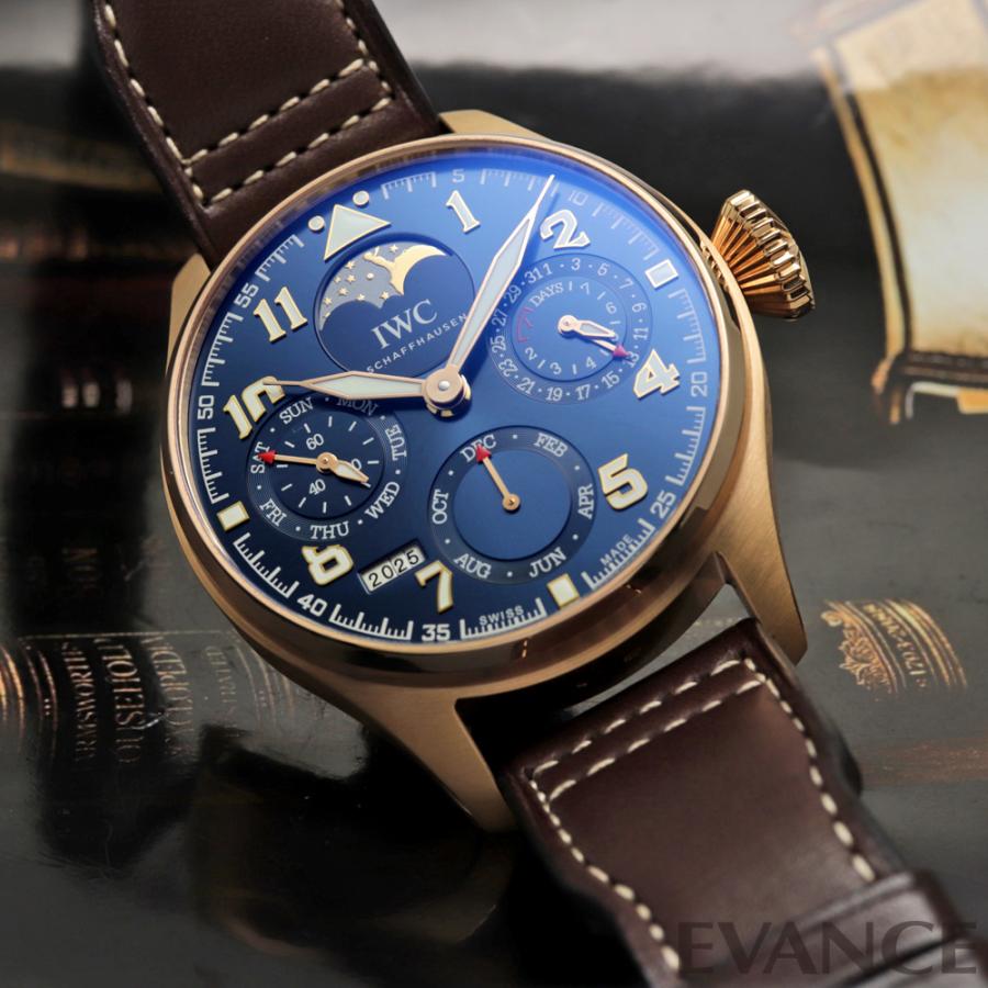 【中古】 IWC ビッグ パイロットウォッチ パーペチュアルカレンダー “プティ・プランス” 世界限定270本 IW502802 ブルー メンズ | パイロット・ウォッチ | 01