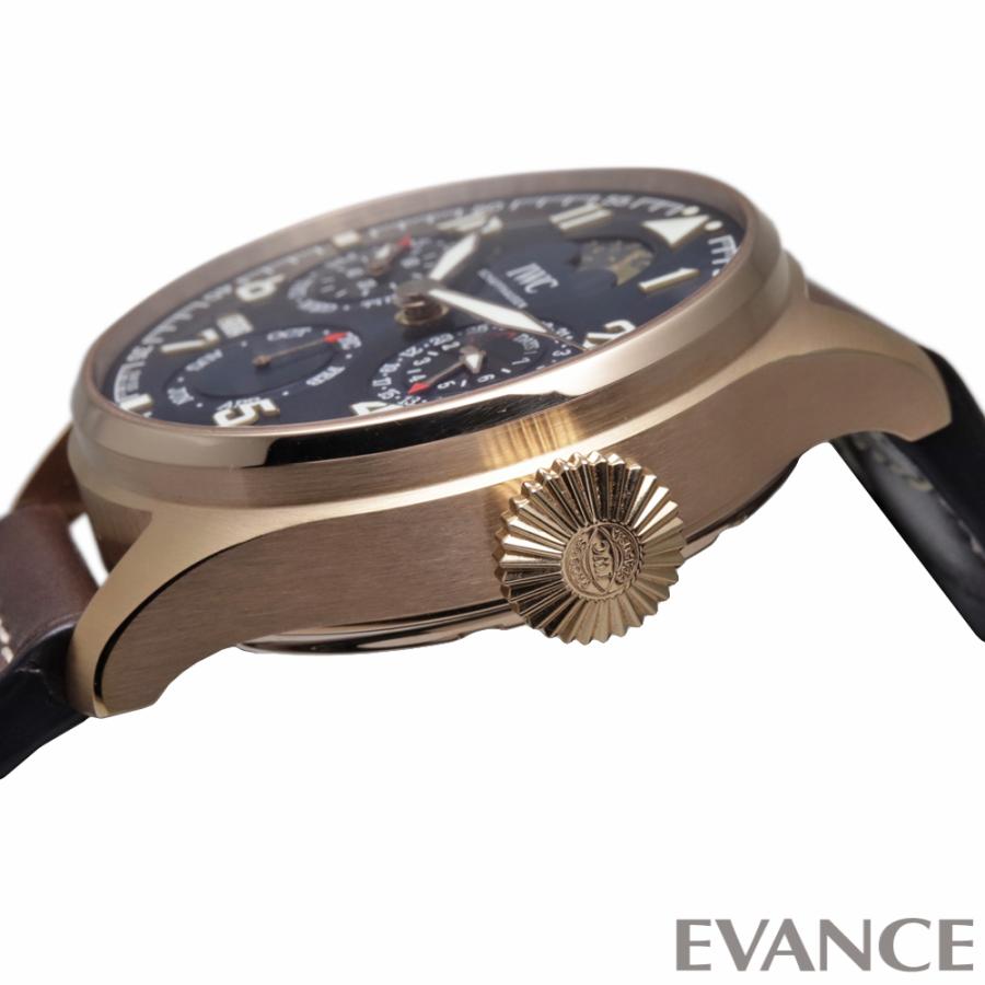 【中古】 IWC ビッグ パイロットウォッチ パーペチュアルカレンダー “プティ・プランス” 世界限定270本 IW502802 ブルー メンズ | パイロット・ウォッチ | 08
