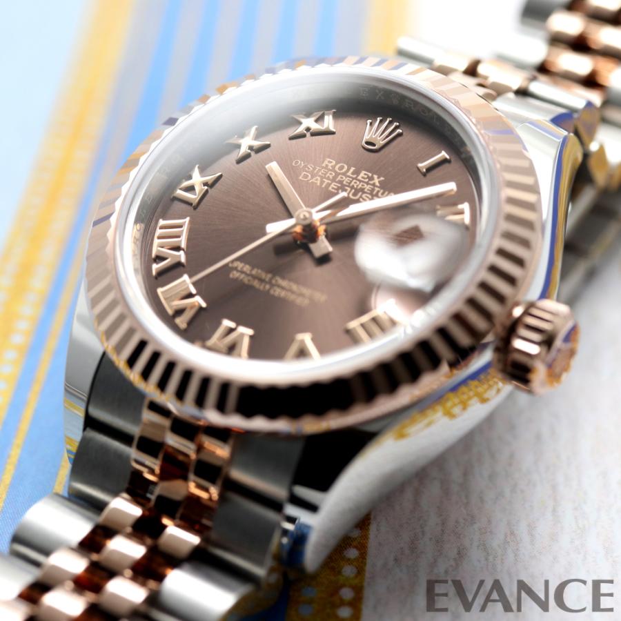 【新品】 ロレックス デイトジャスト 28 279171 チョコレート レディース ROLEX | デイトジャスト | 03