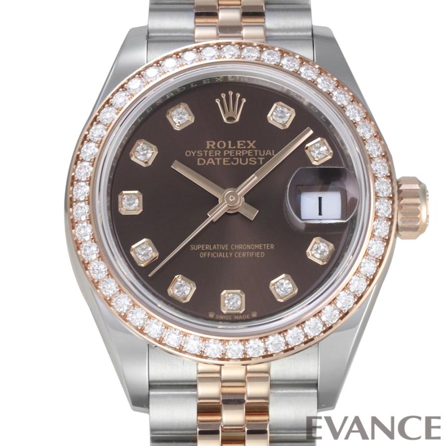 【新品】 ロレックス デイトジャスト 28 279381RBR チョコレート レディース ROLEX | デイトジャスト