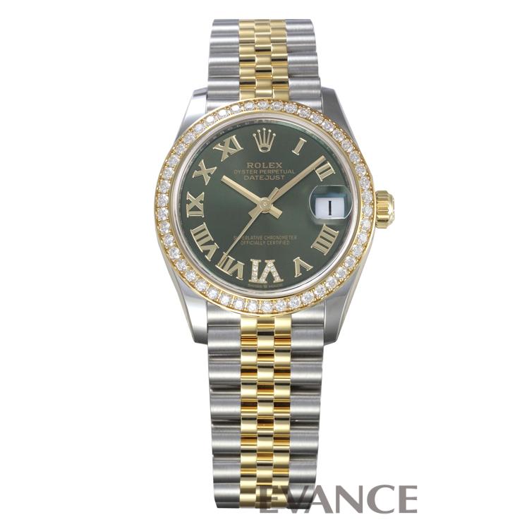 【新品】 ロレックス デイトジャスト 31 278383RBR オリーブグリーン ボーイズ ROLEX | デイトジャスト | 01